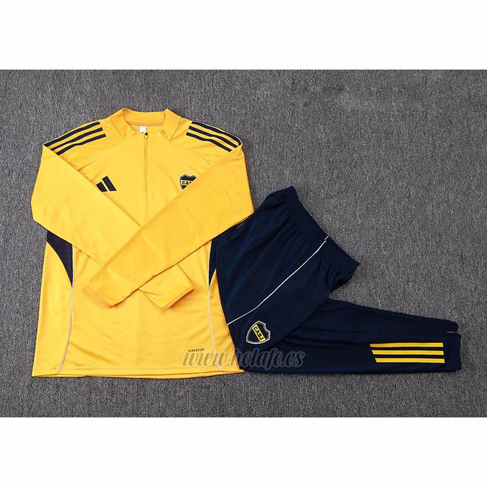 Chandal de Sudadera del Boca Juniors Nino 2025-2026 Amarillo